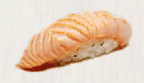 10.Geflambeerd zalm Nigiri
