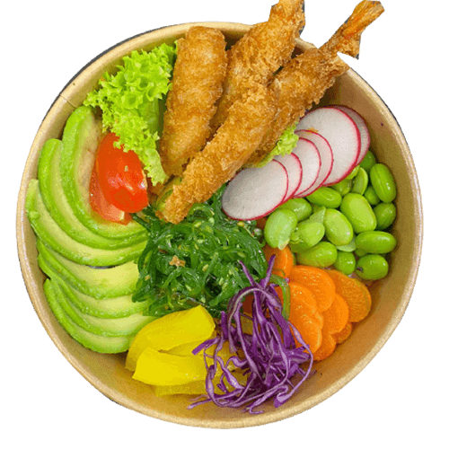 57.Poke bowl ebi fry